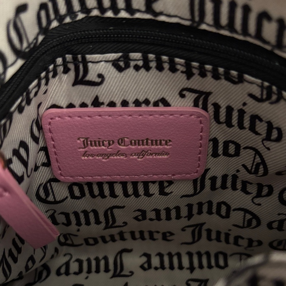 ☀️Juicy Couture Pink Crossbody with Gold Hardware - Picture 8 of 10